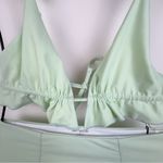 Lost + Wander  Sage for Days Ruffle Top & High Waisted Bottom Bikini Swimsuit Photo 1