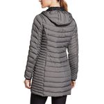 Eddie Bauer Women's Charcoal Grey Quilted Down Hooded Parka 650 Size XXL Photo 12