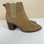 J.Crew  Rory Camel Microsuede Heel Ankle Boots, Size 6.5 Photo 2