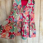 ZARA  Pink Floral Open Back Mini Dress Vibrant Vacation Photo 5