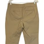 Ann Taylor Womens Pants Size 8 Beige Mid Rise Pockets Hook and Eye Flat Front Professional Photo 5