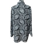 Diane Von Furstenberg Vintage 1995  Paisley Print Collared Button Down Blouse Photo 5