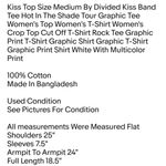 Divided Kiss Top Size Medium By  Kiss Band Tee Hot In The Shade Tour Graphic Tee Women's Photo 1