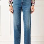 Talbots  Stovepipe Ankle Jean Kingston Wash Size 12 Petite Blue Casual Denim Photo 0