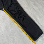 American Eagle  Black Mom Jeans Womens 12 Regular Distressed Destroyed High Rise Photo 8