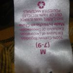 No Boundaries NoBo M Gold Buffalo Plaid Tunic Top M Photo 7