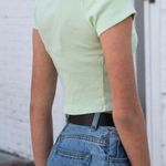 Brandy Melville Green Zelly Top  Pastel Photo 1