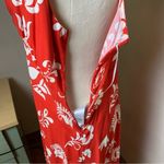 ASOS NEW YAS Red Tropical Floral Maxi Dress Sz XL Beach Coastal Resort Vacation Photo 7