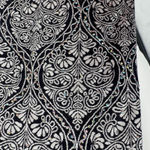 SKY Cashmere Pashmina Scarf Black White Paisley Embellished Sparkle Formal Photo 5