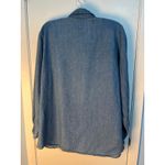 VTG Jenjen by Darian Denim Star Beaded Blouse XL Western Rodeo 80s Cowgirl Blue Photo 4