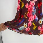 Gorman X Hattie Molloy Still Life Satin Slip Skirt Midi Floral Print Pull Photo 4