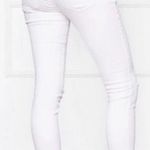 ANINE BING TUCKERNUCK WHITE COTTON STRETCH DISTRESSED SKINNY JEANS 26 Photo 1