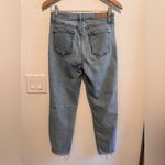 7 For All Mankind Luxe Vintage Edie With Cut Off Hem in Light Blue Wash S28 Photo 4