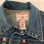 True Religion  Emily Dark Wash Western Jean Denim Jacket Women’s Size M Photo 2