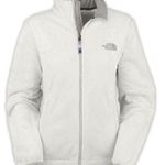 The North Face White Fluffy Jacket  Photo 0