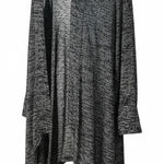 Bobeau  Black and Gray Open Cardigan Photo 0