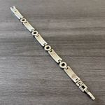 LC Lauren Conrad Lauren Conrad Silver Rectangles & Circles Bracelet Photo 2