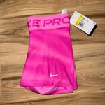 Nike  Women's Pro 3" Pink Striped Shorts Photo 1