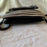 Kate Spade Alice Court Celina Black Cream Stripe Patent Leather Crossbody Bag Photo 8