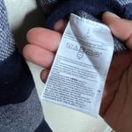 Banana Republic Women's Striped Filpucci Yarn Crewneck Sweater Navy Blue Small Photo 3