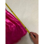 Jessica McClintock  for Gunne Sax Hot Pink Satin Bow Dress sorority formal prom Photo 6