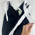 H&M Black Dress with White Bow Straps Photo 6