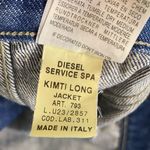 Diesel  Sleeveless Denim Vest Jean Women's S Small excellent, biker, grunge Photo 8