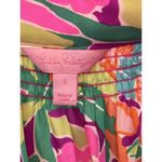 Lilly Pulitzer Silk Blouse ELSA Lulu Flamingo's Small S Pink Photo 5