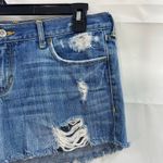 Hollister Vintage  women's‎ junior's light wash denim distressed ripped shorts 11 Photo 1