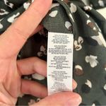 Boohoo NWT  Green Leopard Woven Ruffle Detail Skater Mini Dress Size 6 Photo 5