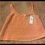 UGG   Cinthia Cotton Gauze Crop Visit > Tank Top Earthen. Size XS Photo 2