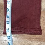 Hudson Womens Mid-Rise Flat Front Slim Skinny Jeans Burgundy Dark Wash Size 27 Photo 8