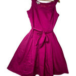 kim rogers  Fuchsia Bouffant Cotton Blend Dress Photo 0