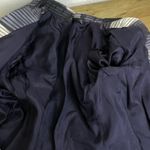 Daniela Corte Silk Blazer Jacket Womens 38 Purple Floral Striped Metallic Career Photo 11