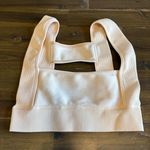 Anthropologie  Cream Strapy Square Sports Bra Bandeau Crop Top XXS XS Photo 0