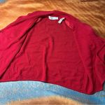 Valerie Stevens Vintage  Red Merino Wool Double-Breasted Cardigan small Hong Kong Photo 2