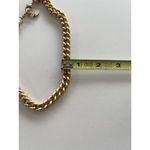 ZARA Gold And Silver Tone Chunky Chain Embossed Coin Necklace Women’s Sz 18.5” Photo 9