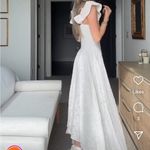 Ramy Brook Bria Dress White Springtime Burnout Size 12 Photo 2