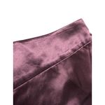 Boden Satin Midi Skirt Burgundy Aubergine Deep Wisteria Wine A line Us 12 Purple Photo 9