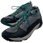 Under Armour Women's Size 9 Burnt River Hiking Trail Shoes Grey Black Green/Blue Photo 3