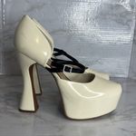 Gianni Bini Giani Bini Patent Leather Black Platform Ankle Strap Heels 9.5M Barbie bratz Photo 5