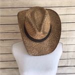 Sun n’ Sand Cowboy Beach Hat With Brown Strap Tan Photo 1