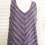 Anthropologie Anthro Maeve Purple Chevron ‘Westwater’ Dress Photo 3