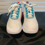 Nike Women’s Air Max Motion 2 White, Red, and Blue Running/Training Sneakers Photo 7