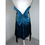 Teeze Me Vintage y2k Tube Top Teal Party Cocktail Mini Dress 5 Photo 6