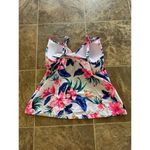 Island Escape Scorpio Underwire Tankini Top Dream On White Size 6 Photo 6