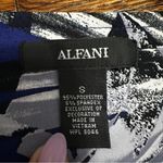 🦋 NWOT Alfani Floral Print Dress with Fringe Sleeves Small Blue Photo 9