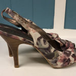 Moda  taupe and mauve peep toe heels‎ wine’s size 7.5 Photo 0