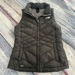 The North Face  Women's Gray/Black Quilted Down Puffer Vest Photo 1