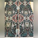 Chico's Chico’s Shift Casual Dress in Blue Paisley Print Chico’s Size 2 (Size L 12) EUC Photo 5